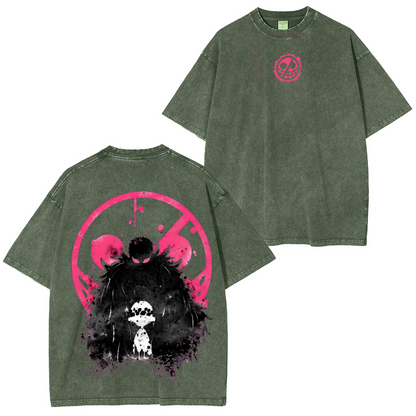 Donquixote Doflamingo Vintage Retro Wash Polera
