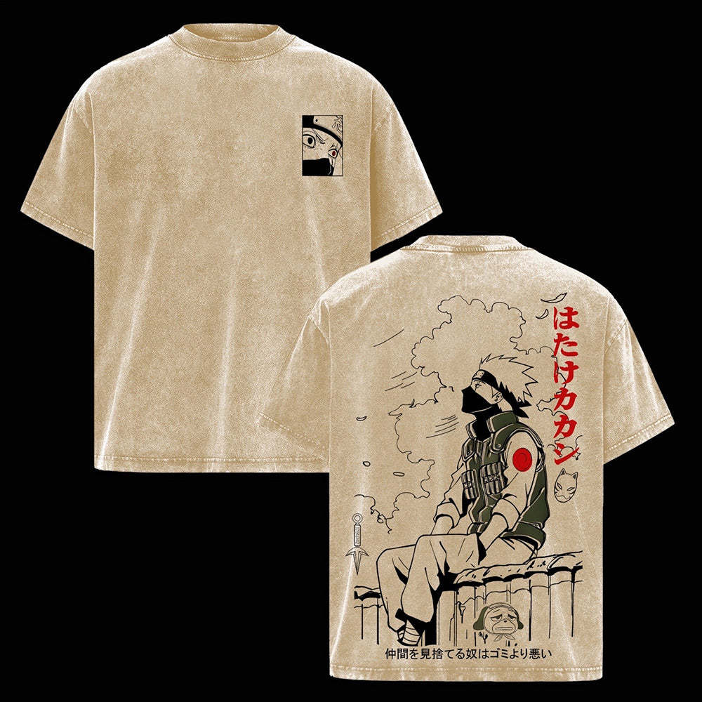 Naruto Polera Lavada Vintage