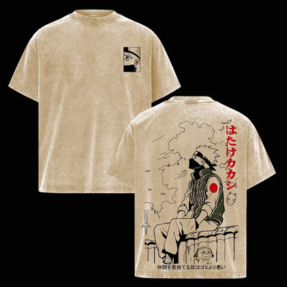 Naruto Polera Lavada Vintage