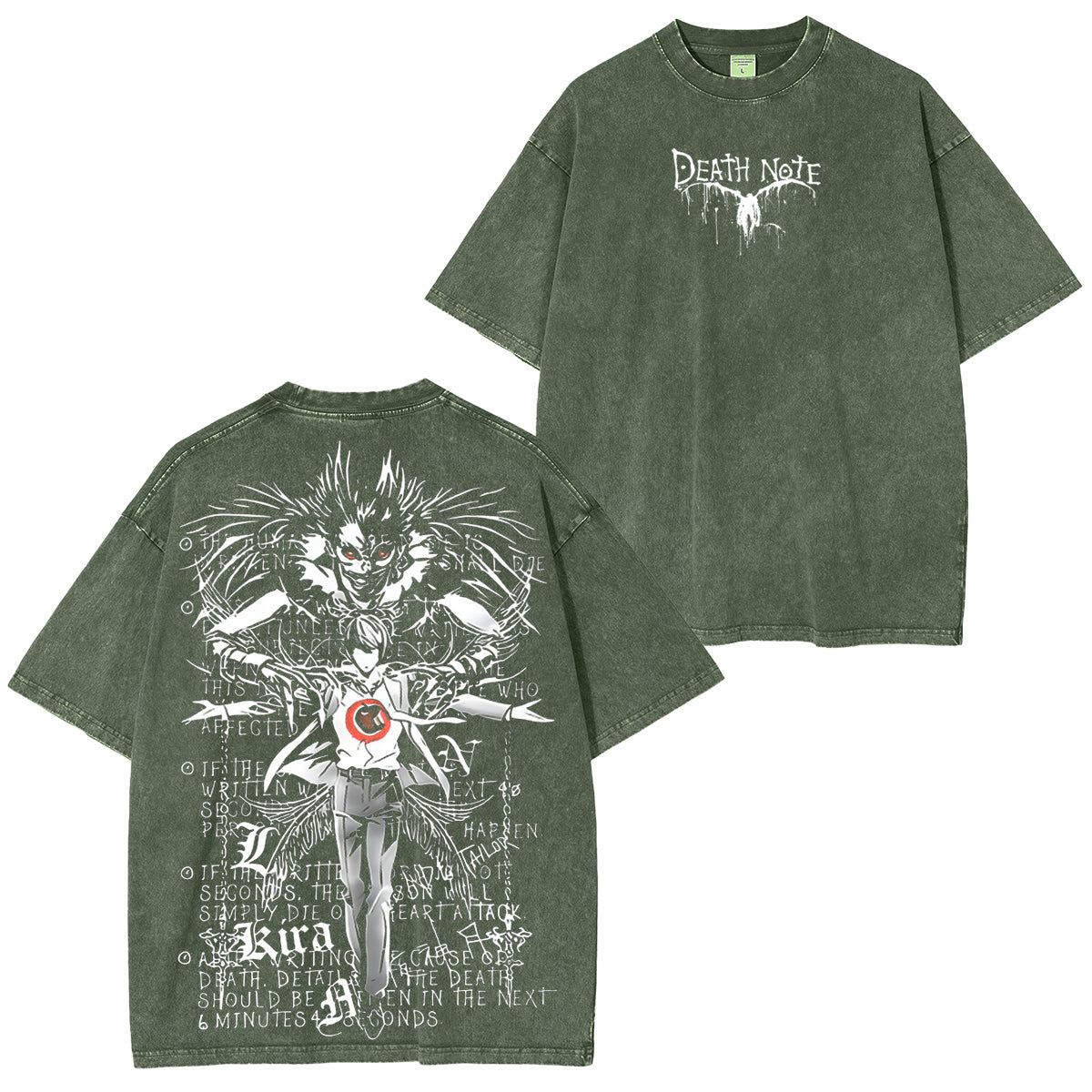 death Note Vintage washed T-shirt/Crewneck/Hoodie