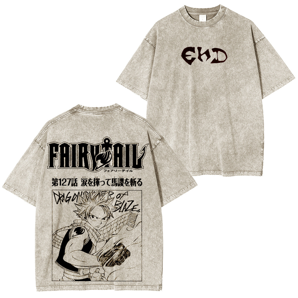 FAIRY TAIL Vintage washed T-shirt/Crewneck/Hoodie