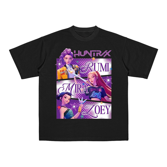 Huntrix Kpop Demon Hunters Cotton Tee