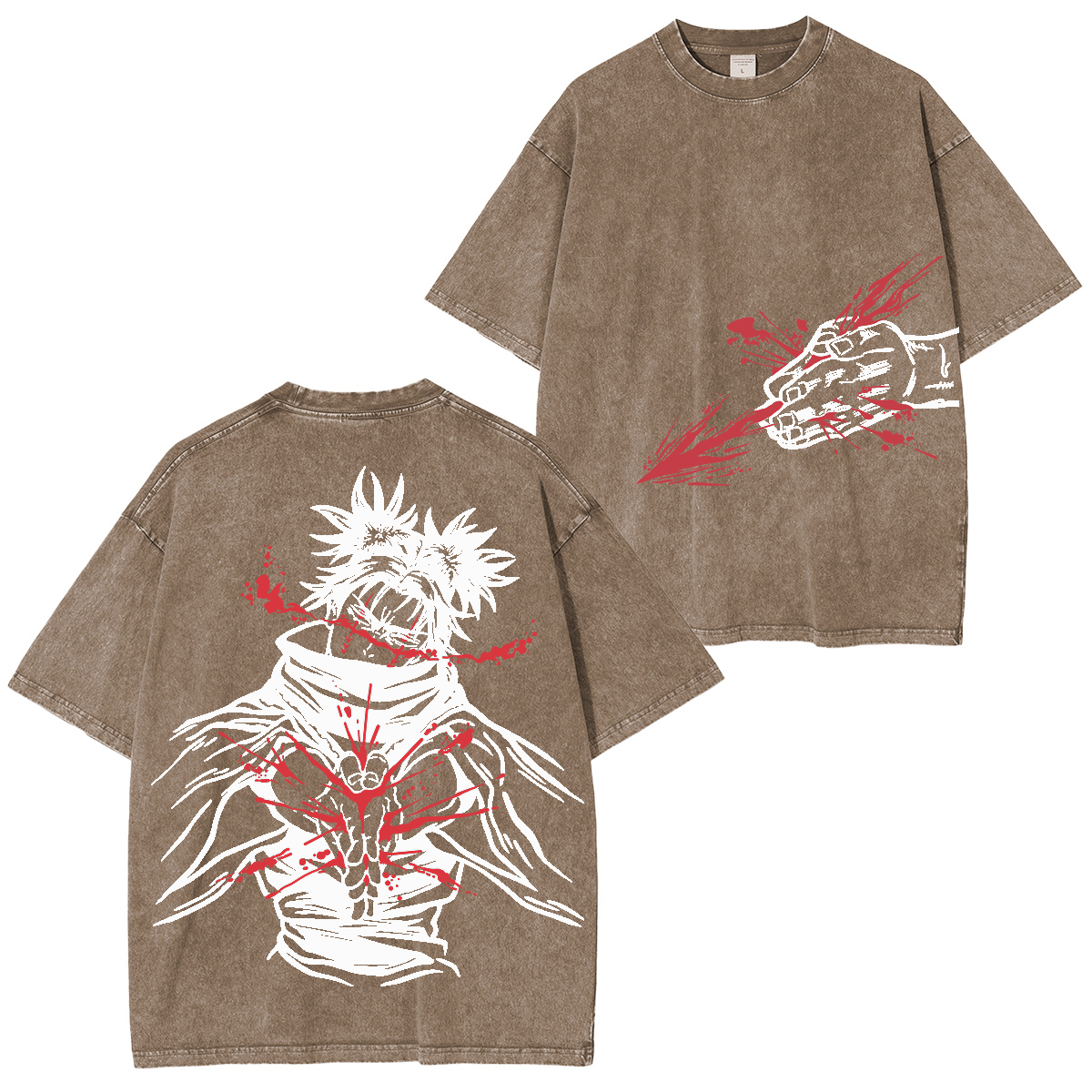 Choso Kamo Polera – JJK Merch Clothing Washed Cotton.