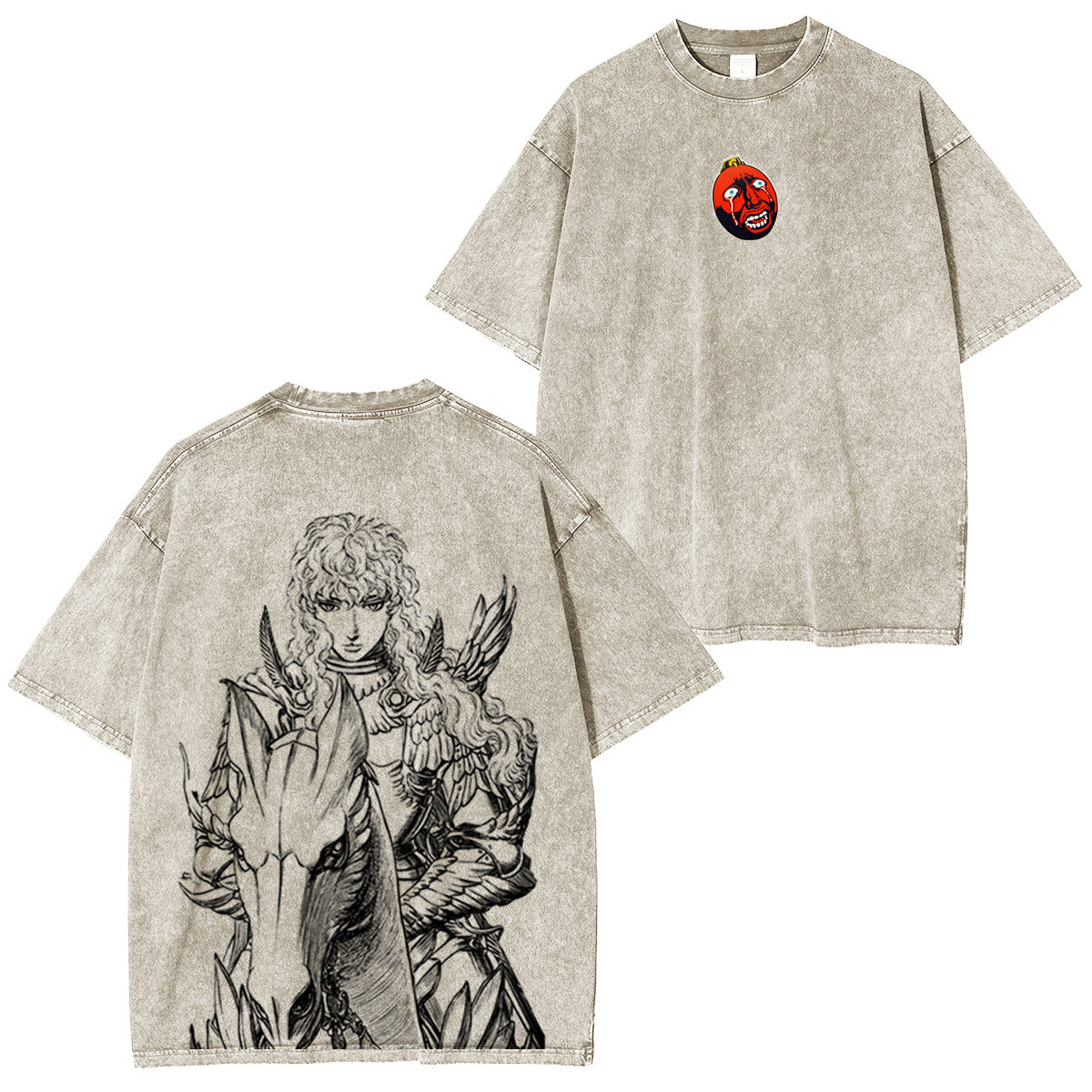 Berserk:Crimson BehelitVintage Polera Lavada