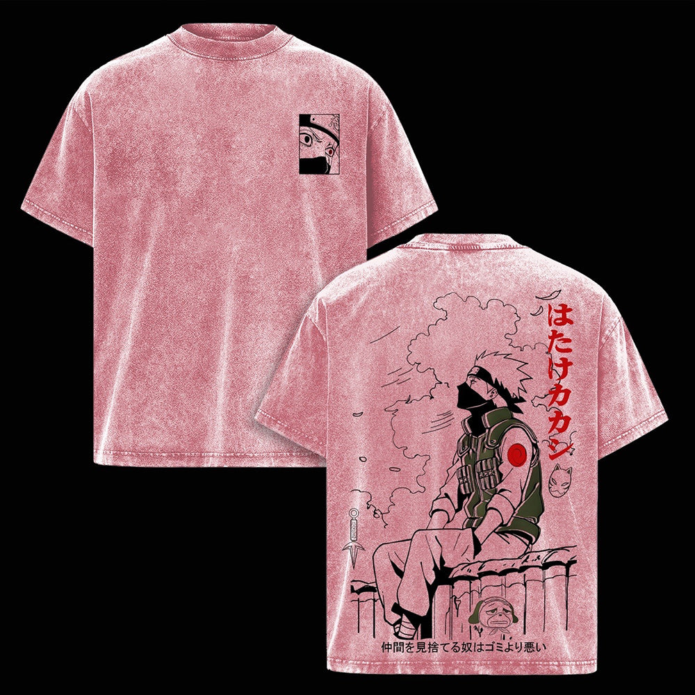 Naruto Polera Lavada Vintage