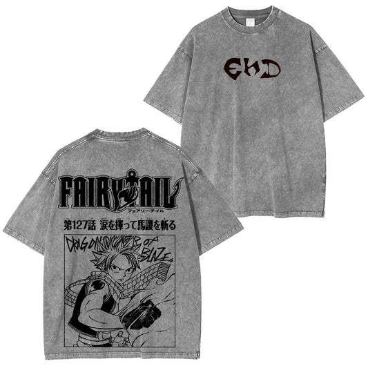 FAIRY TAIL Vintage washed T-shirt/Crewneck/Hoodie