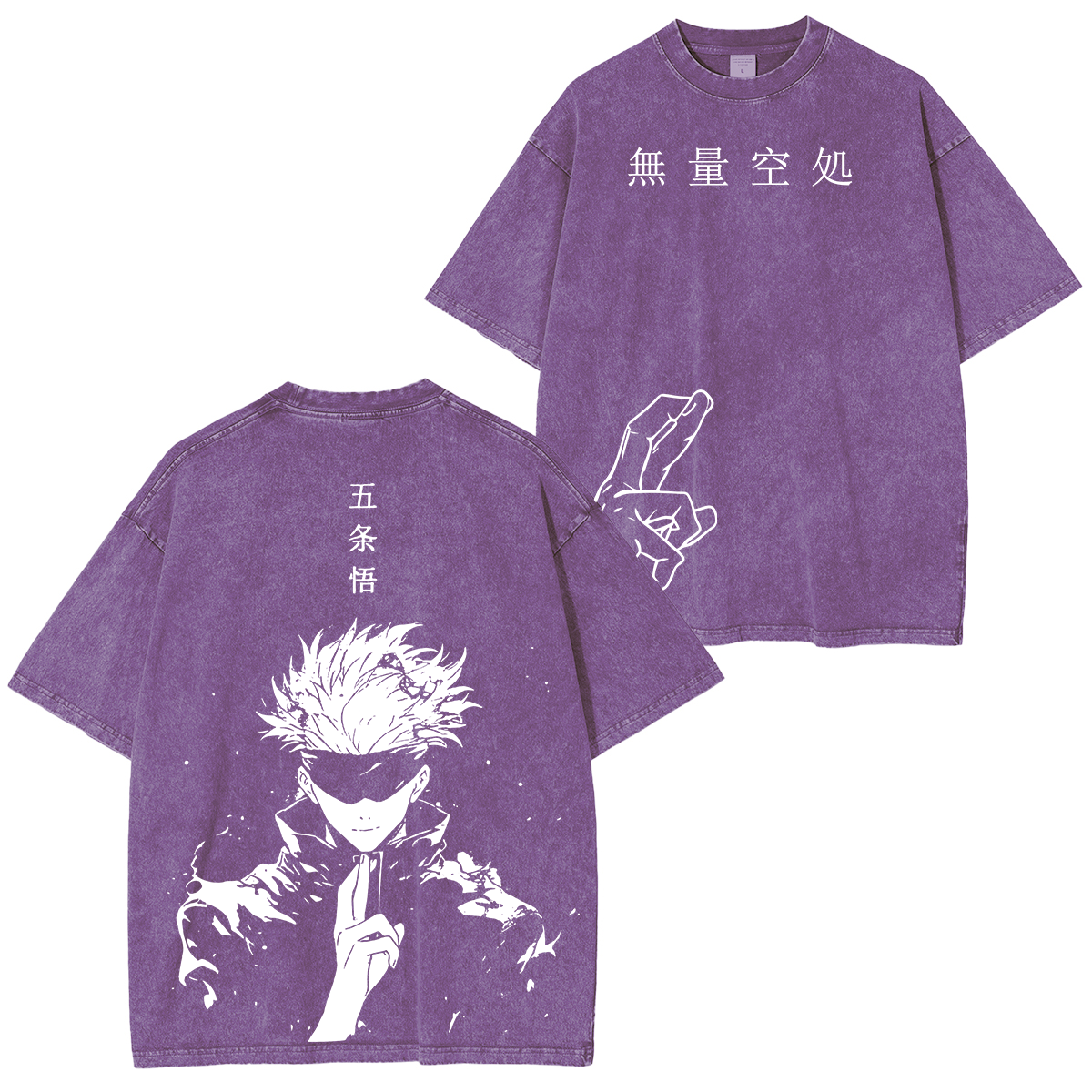 Satoru Gojo jujutsu kaisen Polera Lavada Vintage