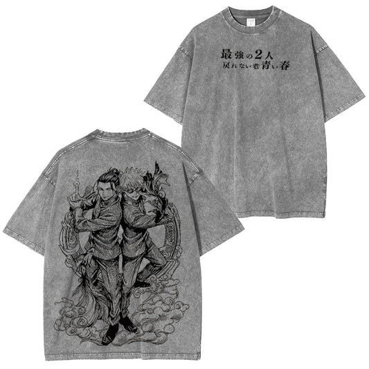 Jujutsu Kaisen Vintage Washed T-shirt/Crewneck/Hoodie