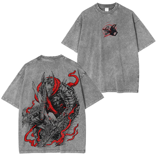 Chainsaw Man Devil Vintage Washed T-shirt/Crewneck/Hoodie