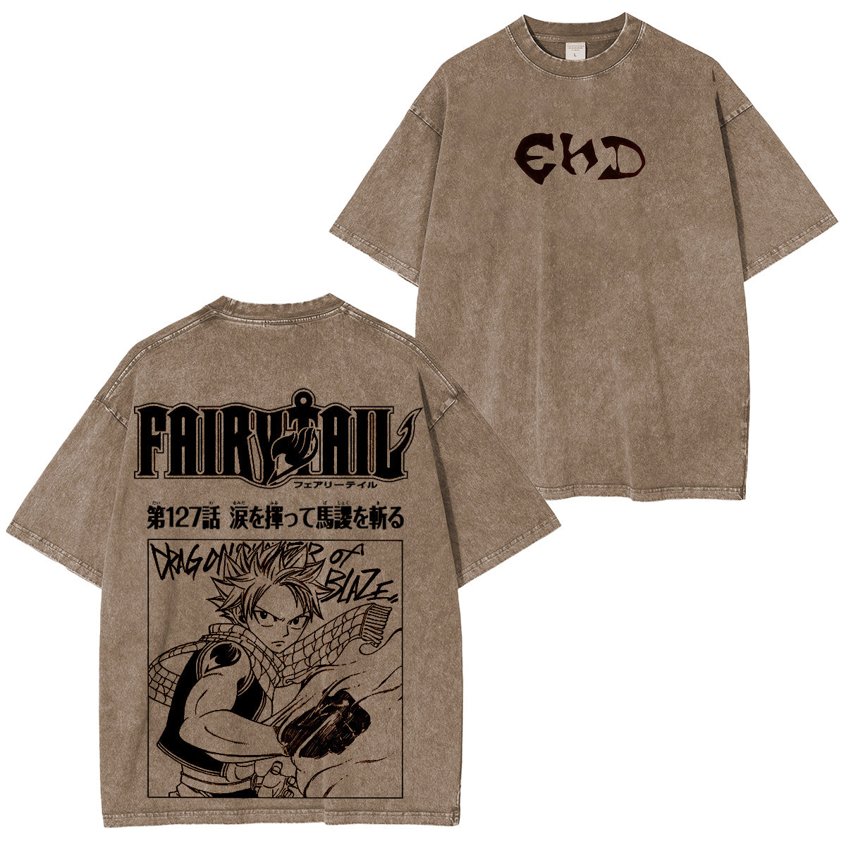 FAIRY TAIL Vintage washed T-shirt/Crewneck/Hoodie