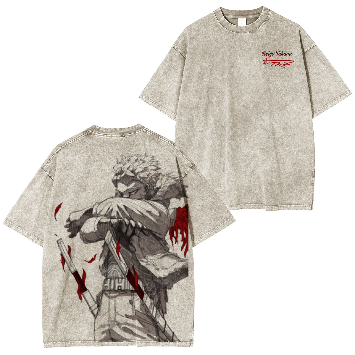 My Hero Academia Hawks Polera Lavada