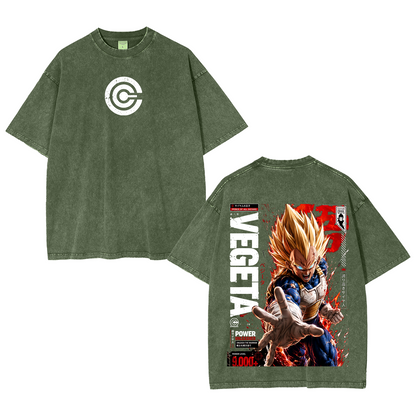 Vegeta Statue Unboxing - Dragon Ball Vintage Polera Unisex Lavada