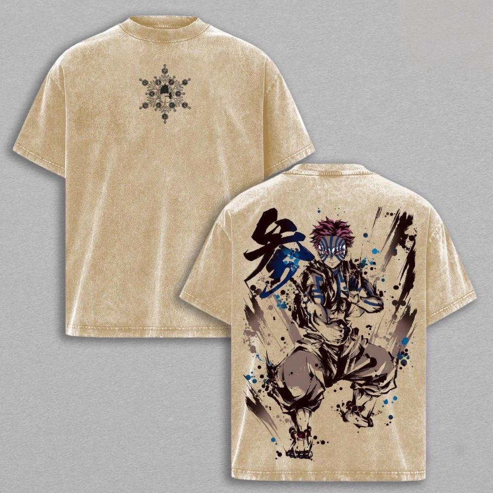 Akaza Demon Slayer Vintage Polera