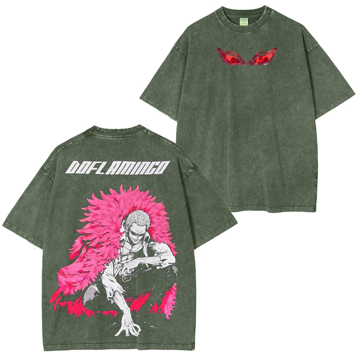 Donquixote Doflamingo One Piece Washed T-shirt/Crewneck/Hoodie