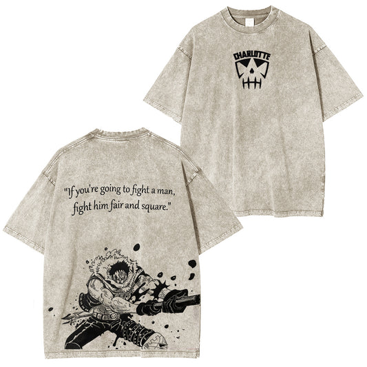 One Piece：Charlotte Vintage washed T-shirt/Crewneck/Hoodie