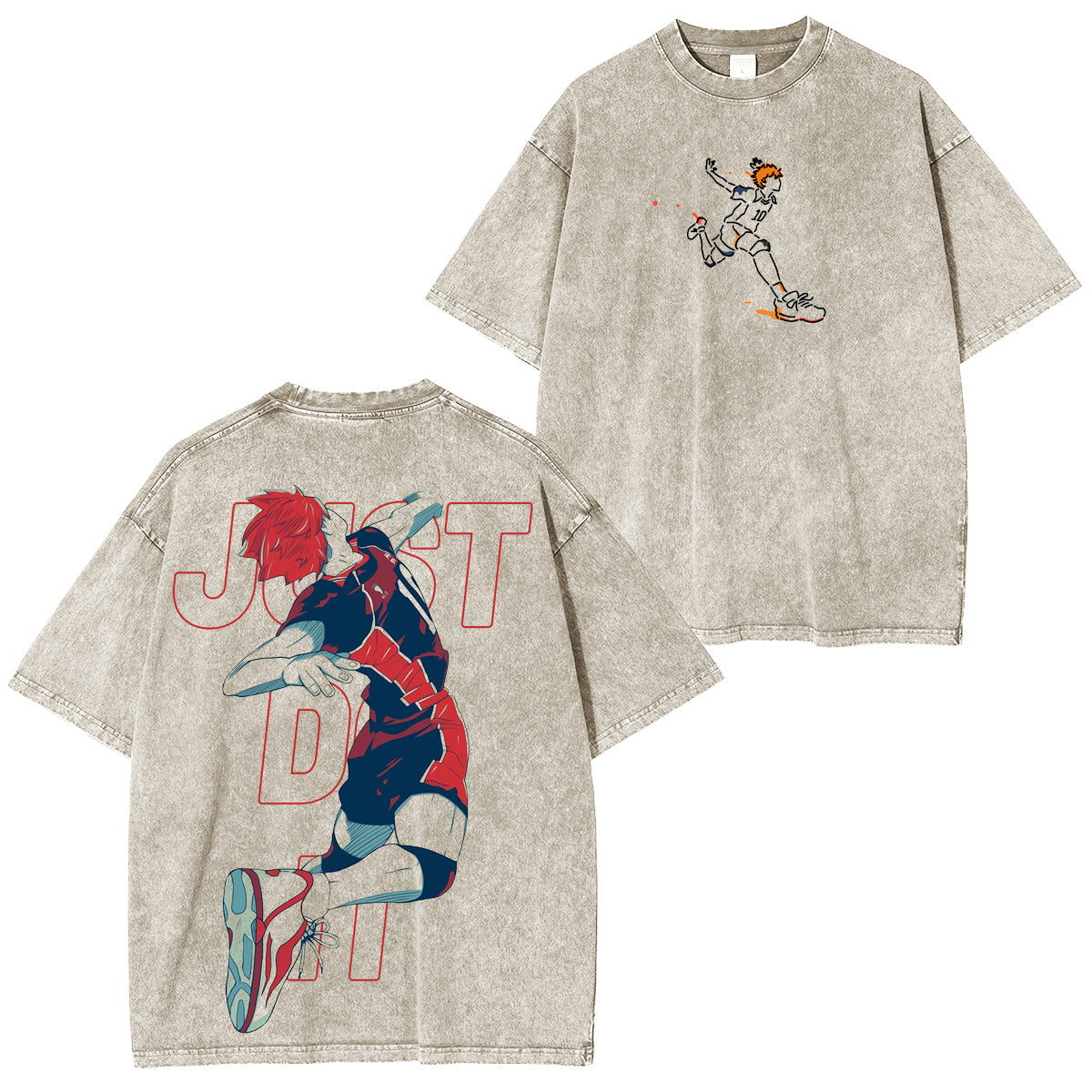 Haikyu!! :Shoyo Hinata Vintage washed T-shirt/Crewneck/Hoodie