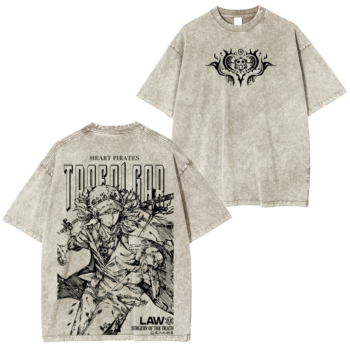 ONE PIECE Vintage washed T-shirt/Crewneck/Hoodie