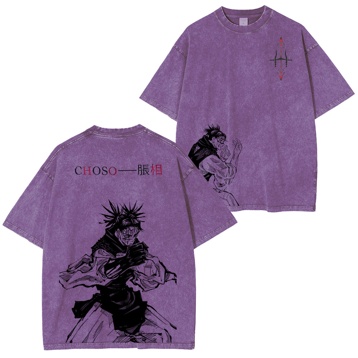 Jujutsu Kaisen :CHOSO Vintage washed T-shirt/Crewneck/Hoodie