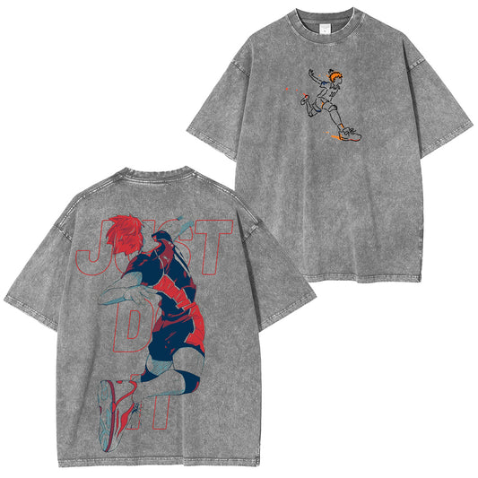 Haikyu!! :Shoyo Hinata Vintage washed T-shirt/Crewneck/Hoodie