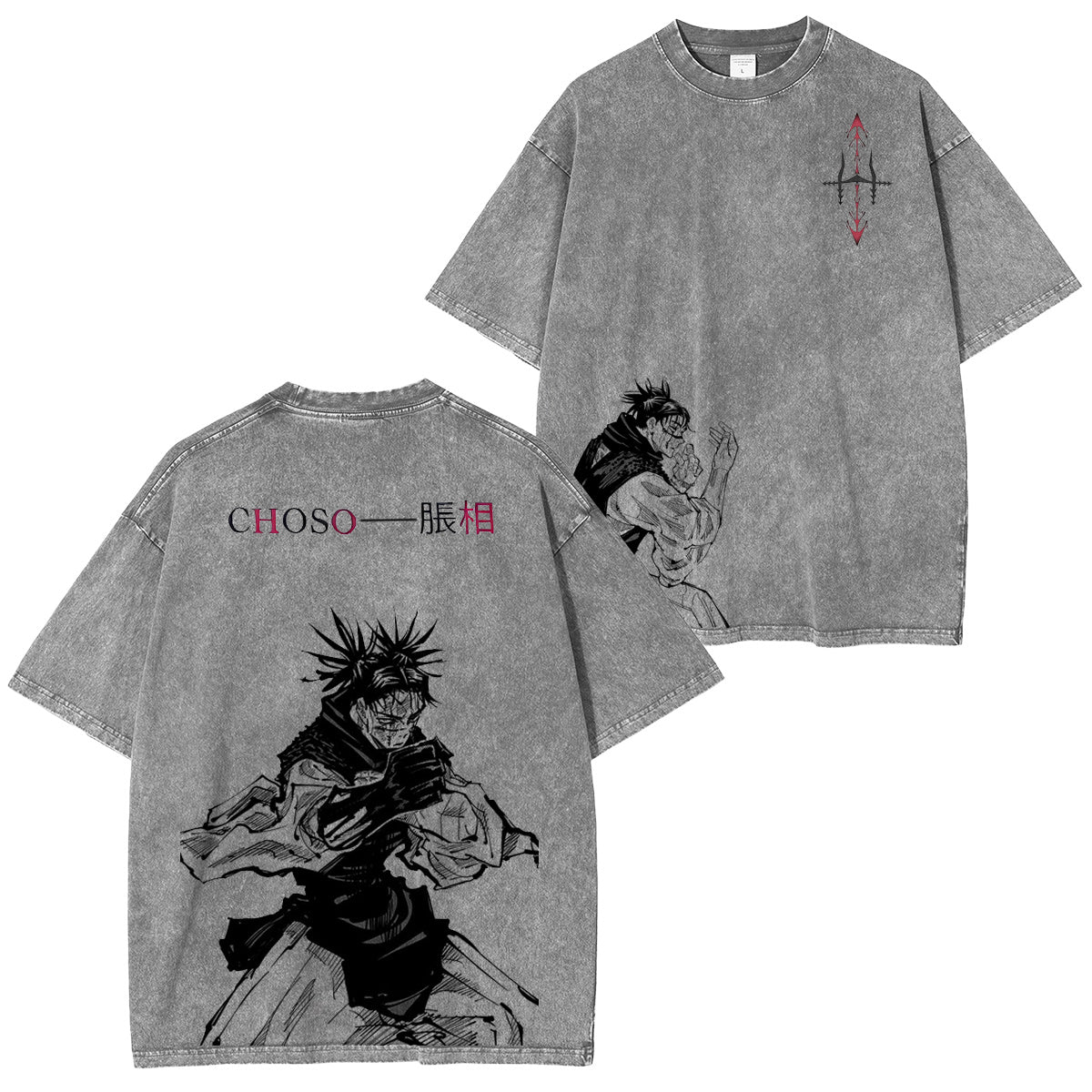 Jujutsu Kaisen :CHOSO Vintage washed T-shirt/Crewneck/Hoodie