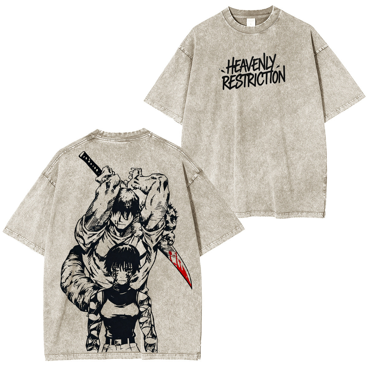 Jujutsu Kaisen :Toji the Heavenly Tyrant Vintage washed T-shirt/Crewneck/Hoodie