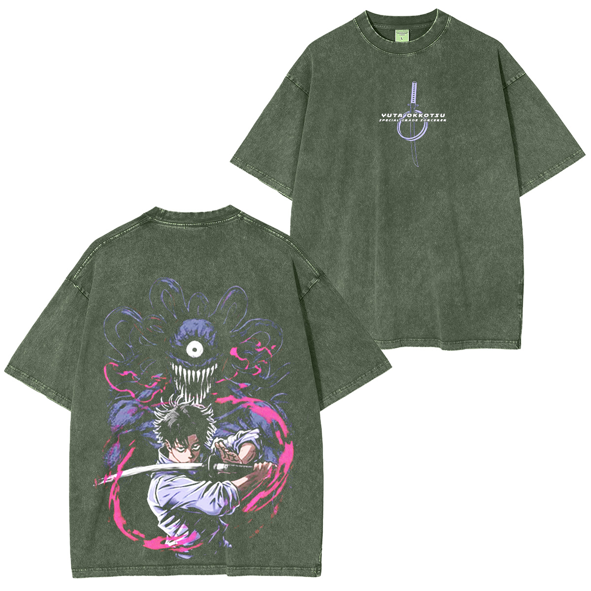 Yuta Okkotsu Jujutsu Kaisen Vintage Washed T-shirt/Crewneck/Hoodie