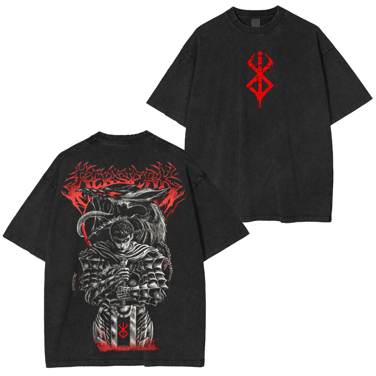 Guts Berserk Polera Lavada
