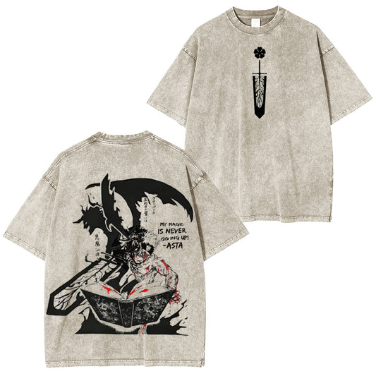 Black Clover Washed T-shirt/Crewneck/Hoodie