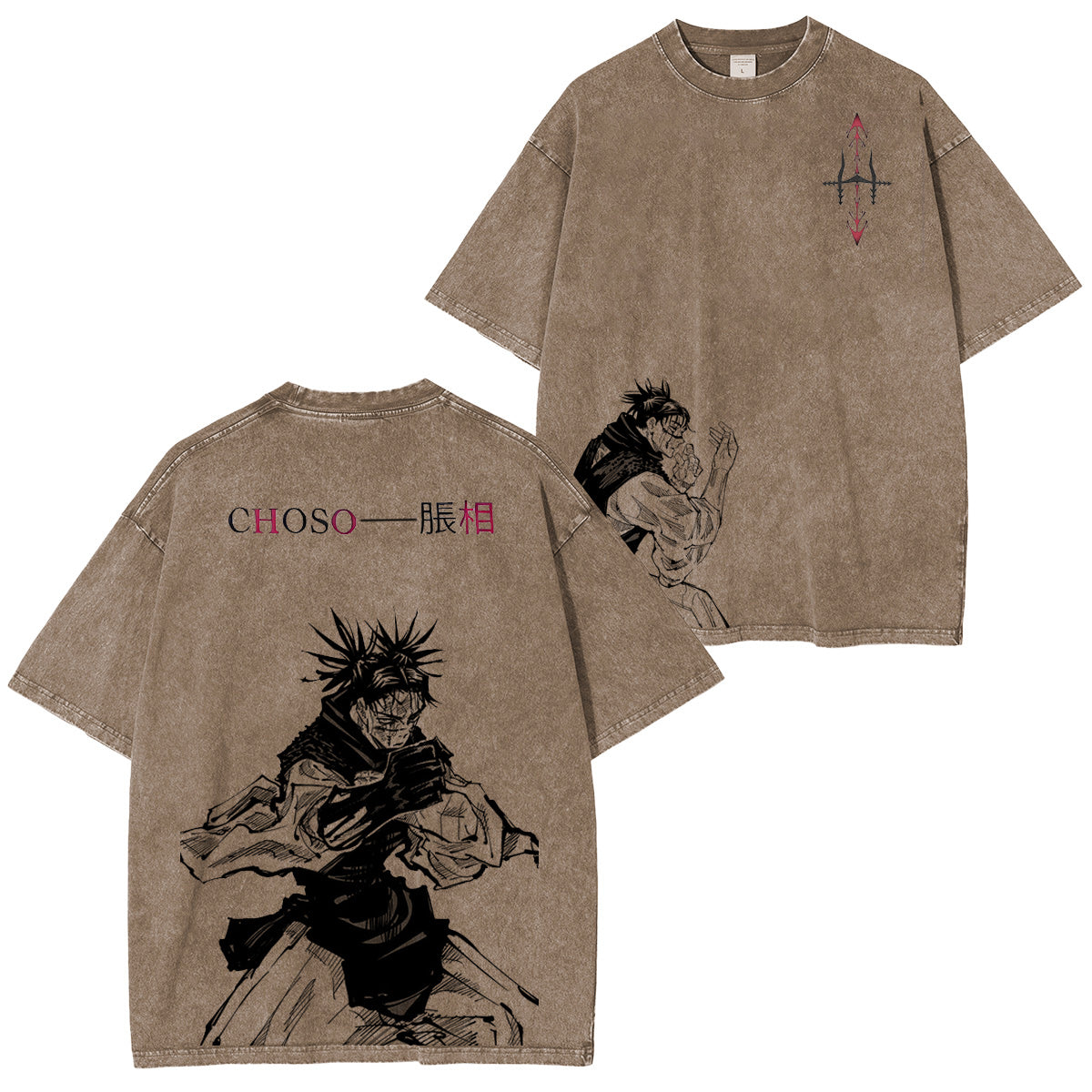 Jujutsu Kaisen :CHOSO Vintage washed T-shirt/Crewneck/Hoodie