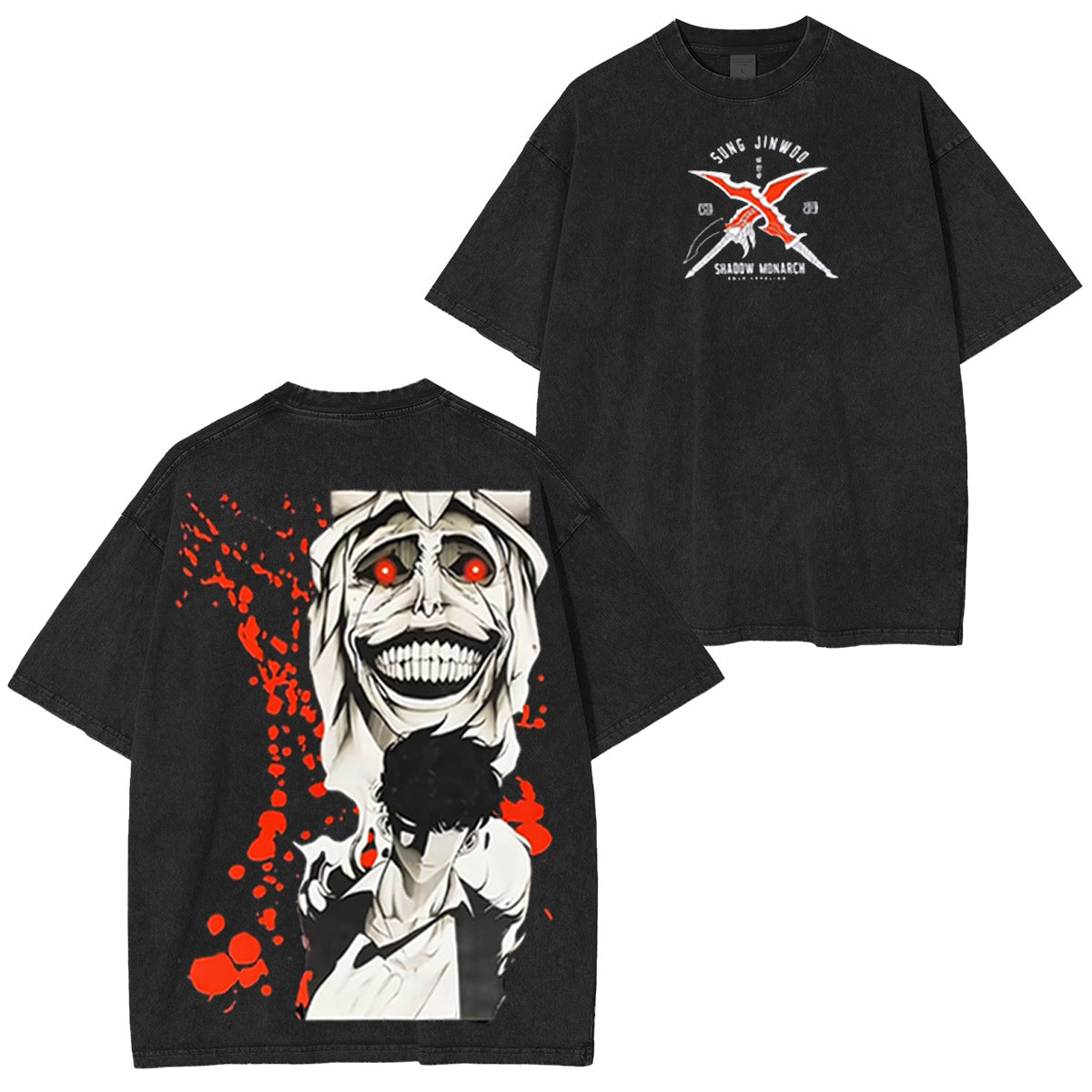 Solo Leveling Washed T-shirt/Crewneck/Hoodie
