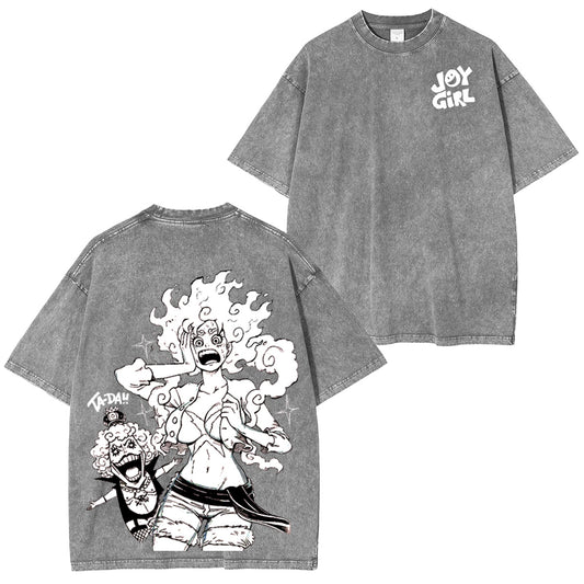 One Piece :Nika SunGod Vintage washed T-shirt/Crewneck/Hoodie