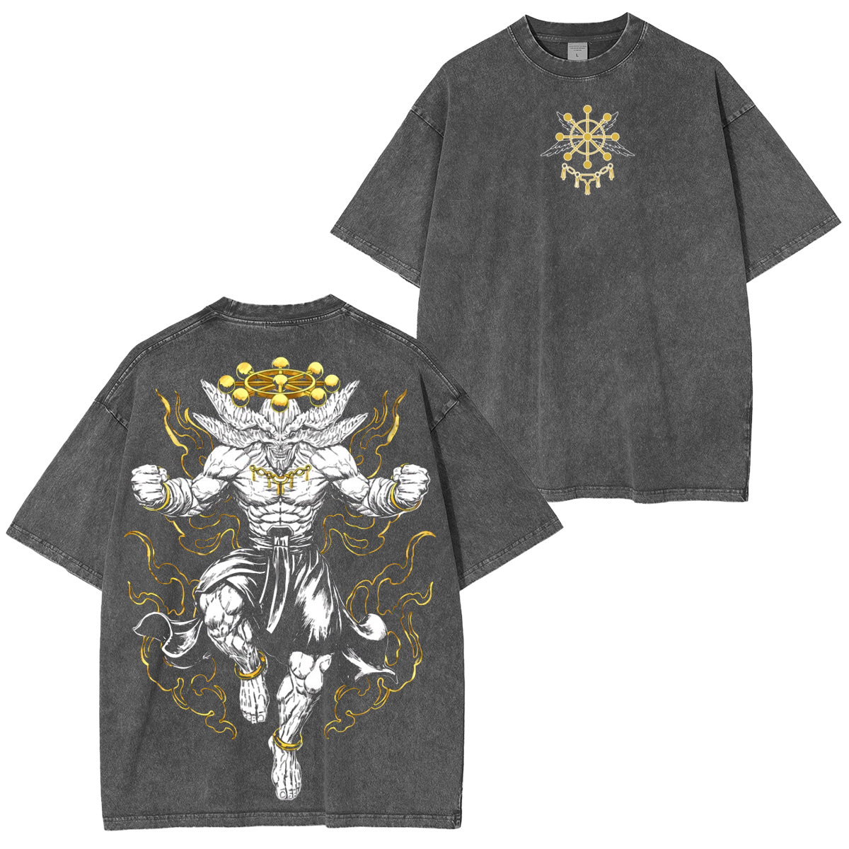 Mahoraga Jujutsu Kaisen Washed T-shirt/Crewneck/Hoodie