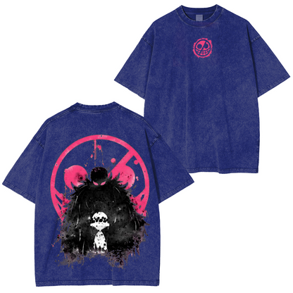 Donquixote Doflamingo Vintage Retro Wash Polera