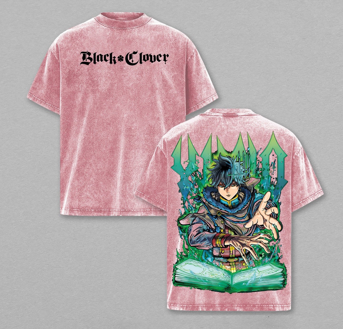 Black Clover Washed T-shirt/Crewneck/Hoodie
