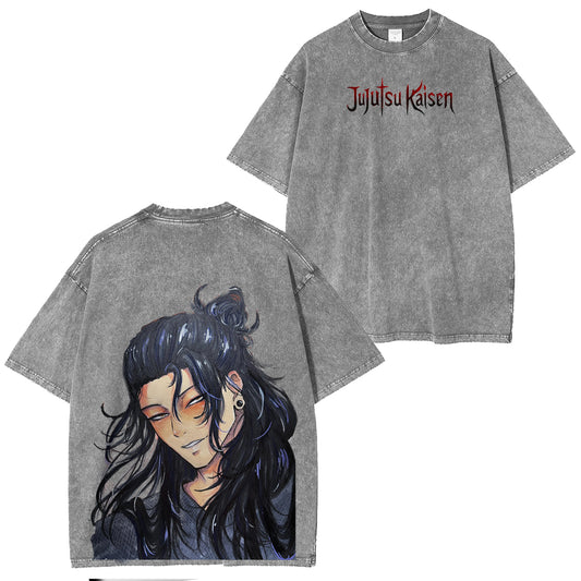 Jujutsu Kaisen :Geto Suguru Vintage washed T-shirt/Crewneck/Hoodie