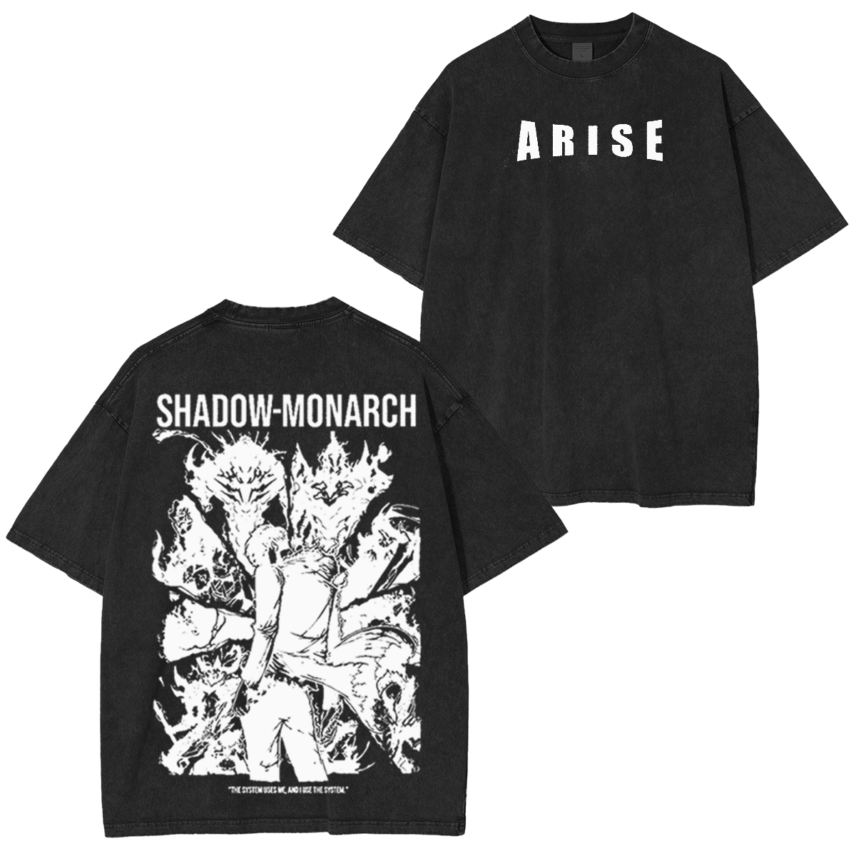 Solo Leveling Vintage Washed T-shirt/Crewneck/Hoodie