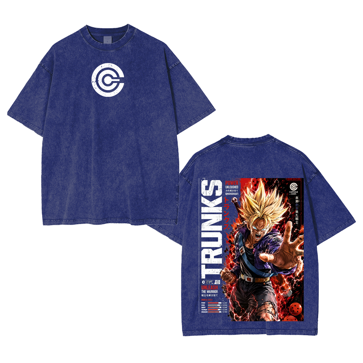 Future Trunks Dragon Ball Vintage Polera Unisex Lavada