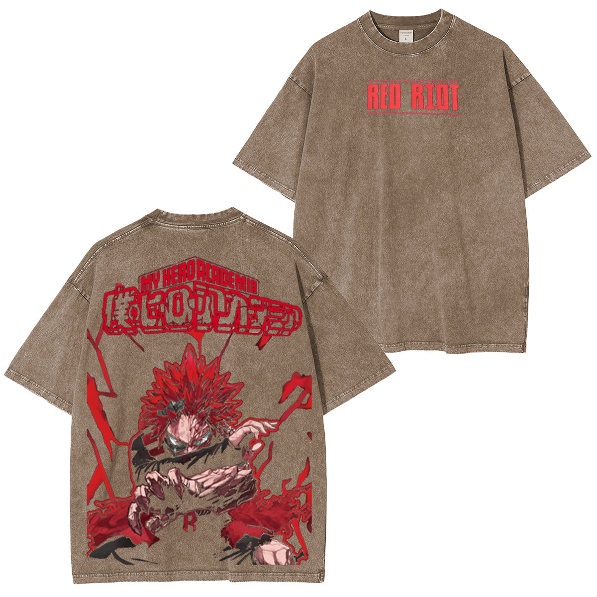 My Hero Academia Vintage Washed T-shirt/Crewneck/Hoodie