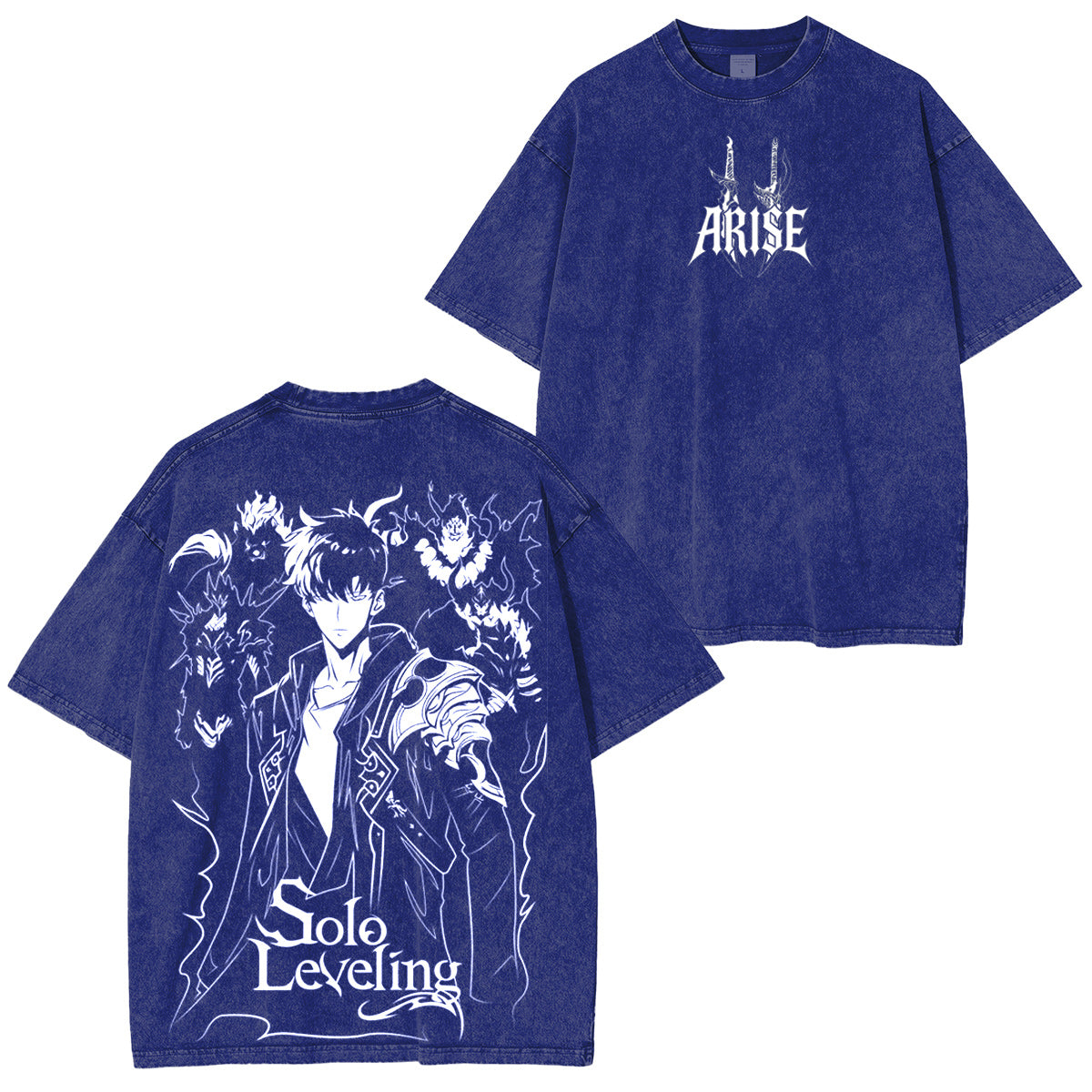 Solo Leveling Vintage washed T-shirt/Crewneck/Hoodie