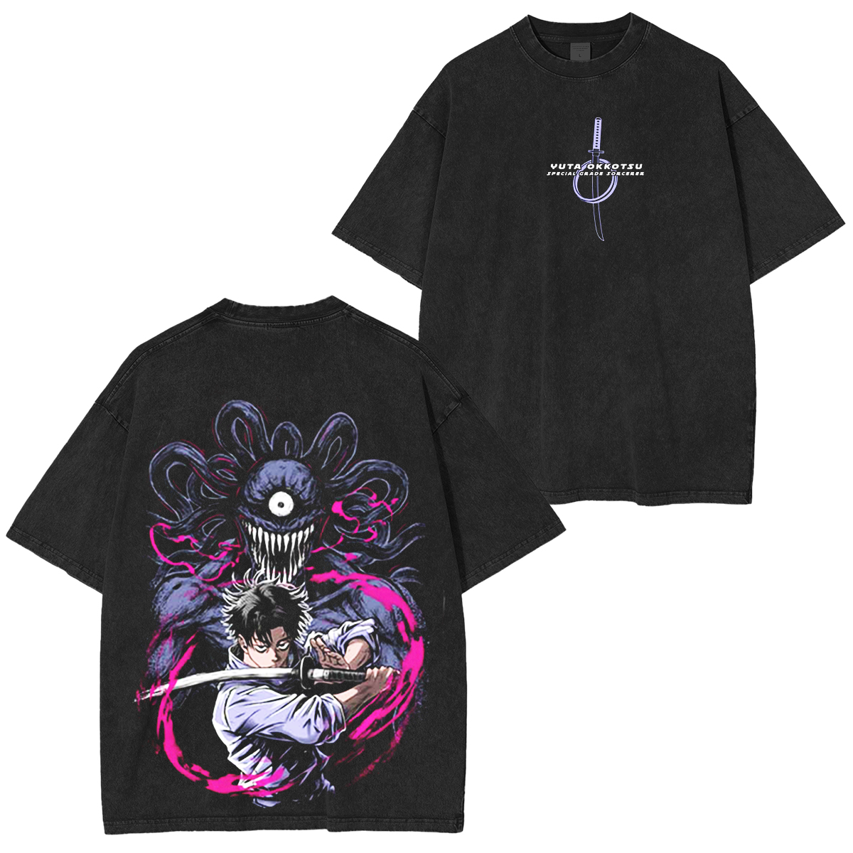Yuta Okkotsu Jujutsu Kaisen Vintage Washed T-shirt/Crewneck/Hoodie