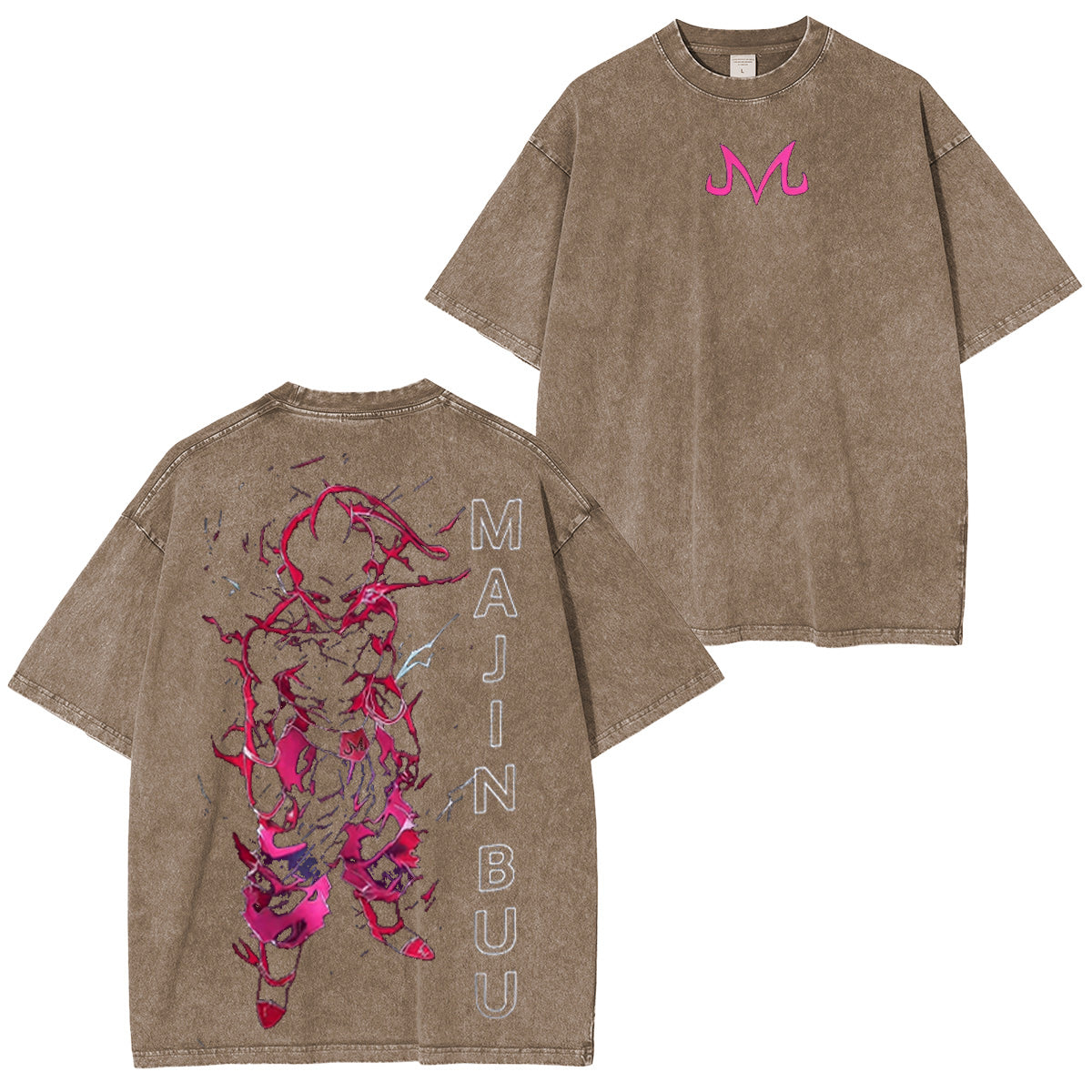Majin Buu Dragon Ball Washed T-shirt/Crewneck/Hoodie