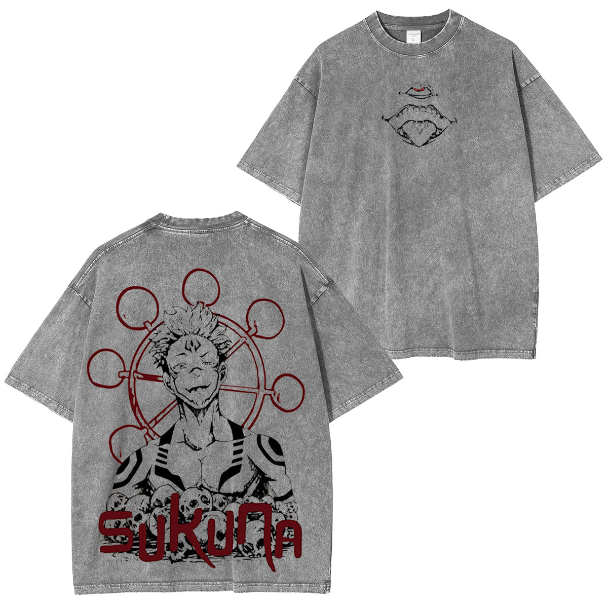 Ryomen Sukuna Jujutsu Kaisen Washed T-shirt/Crewneck/Hoodie