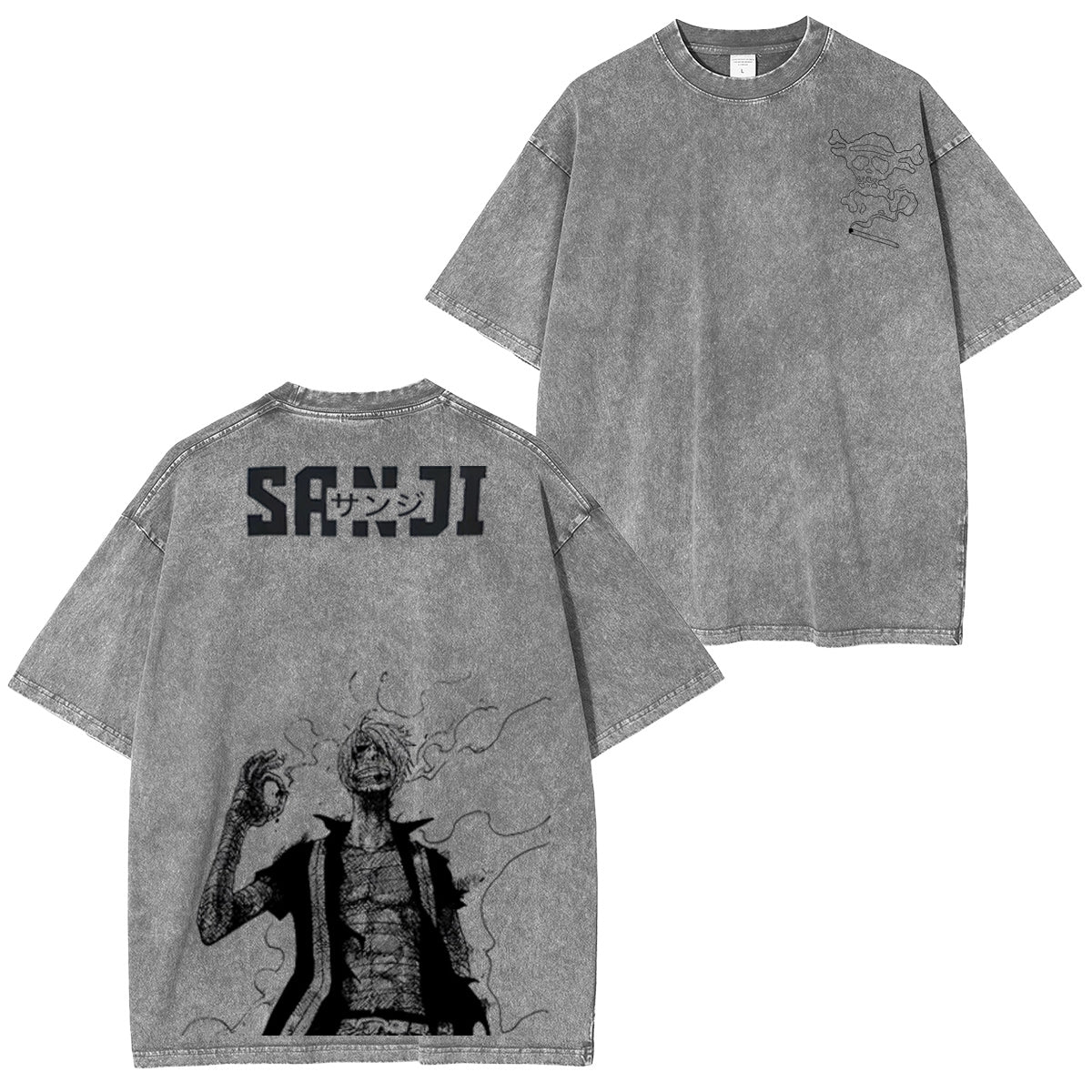 One Piece Washed T-shirt/Crewneck/Hoodie