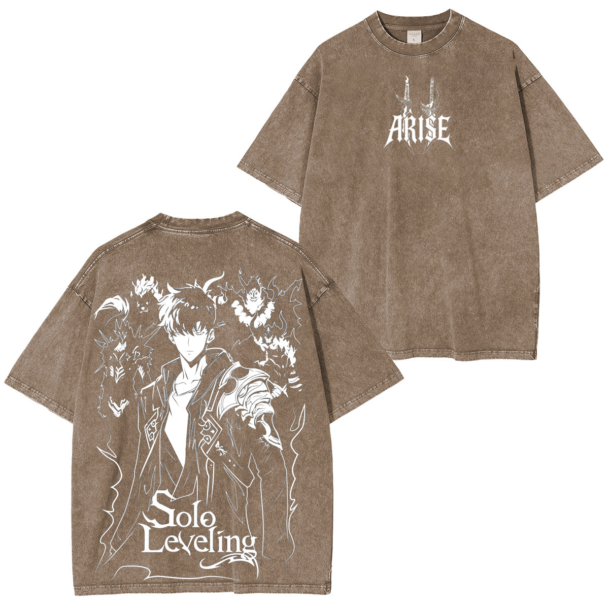 Solo Leveling Vintage washed T-shirt/Crewneck/Hoodie