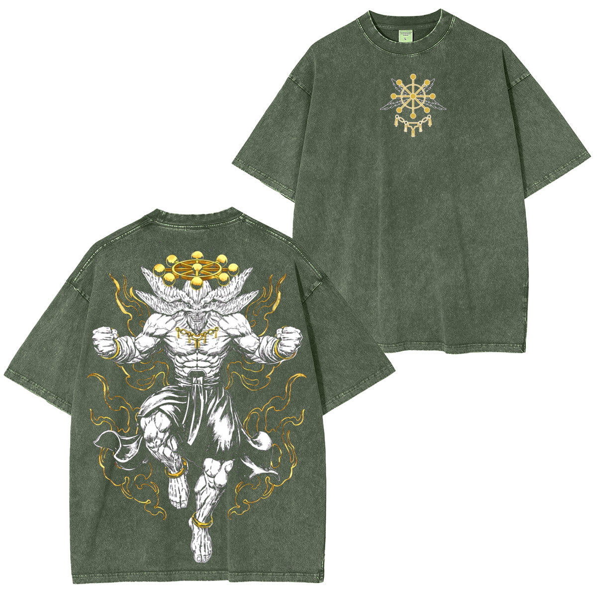 Mahoraga Jujutsu Kaisen Washed T-shirt/Crewneck/Hoodie