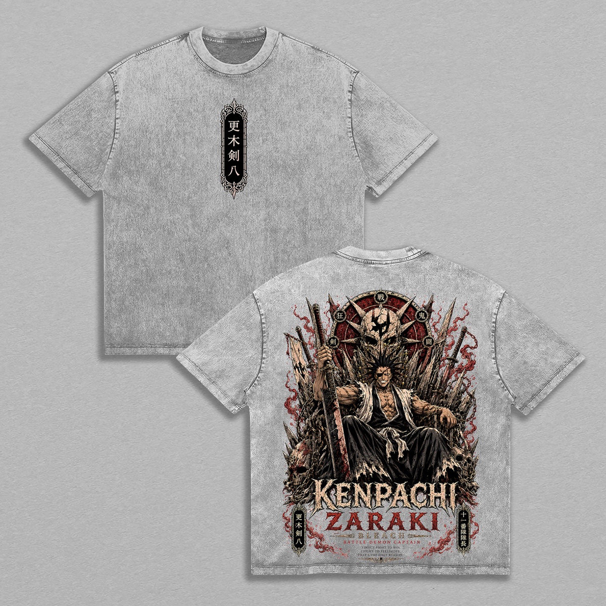 Kenpachi Zaraki Bleach Polera Unisex Lavada