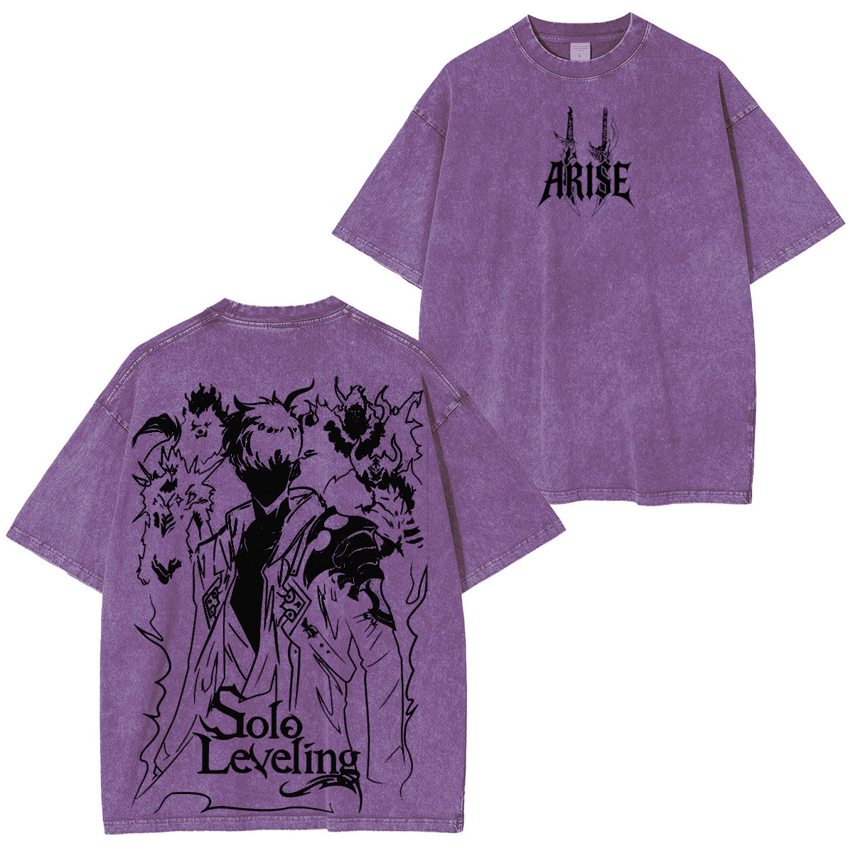Solo Leveling Vintage washed T-shirt/Crewneck/Hoodie