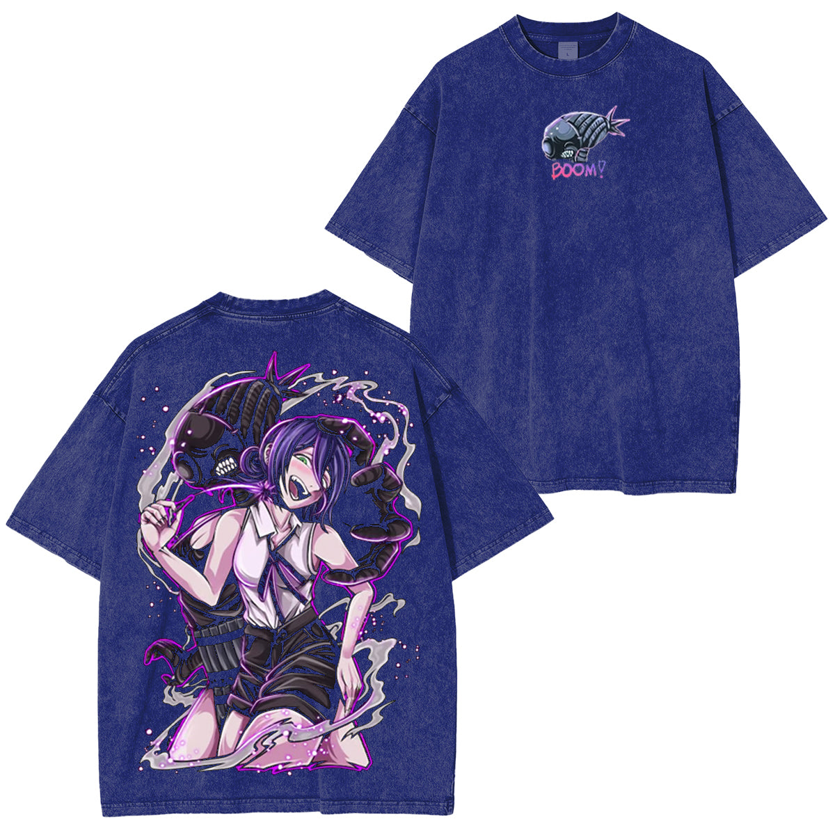 Chainsaw Man Vintage Washed T-shirt/Crewneck/Hoodie