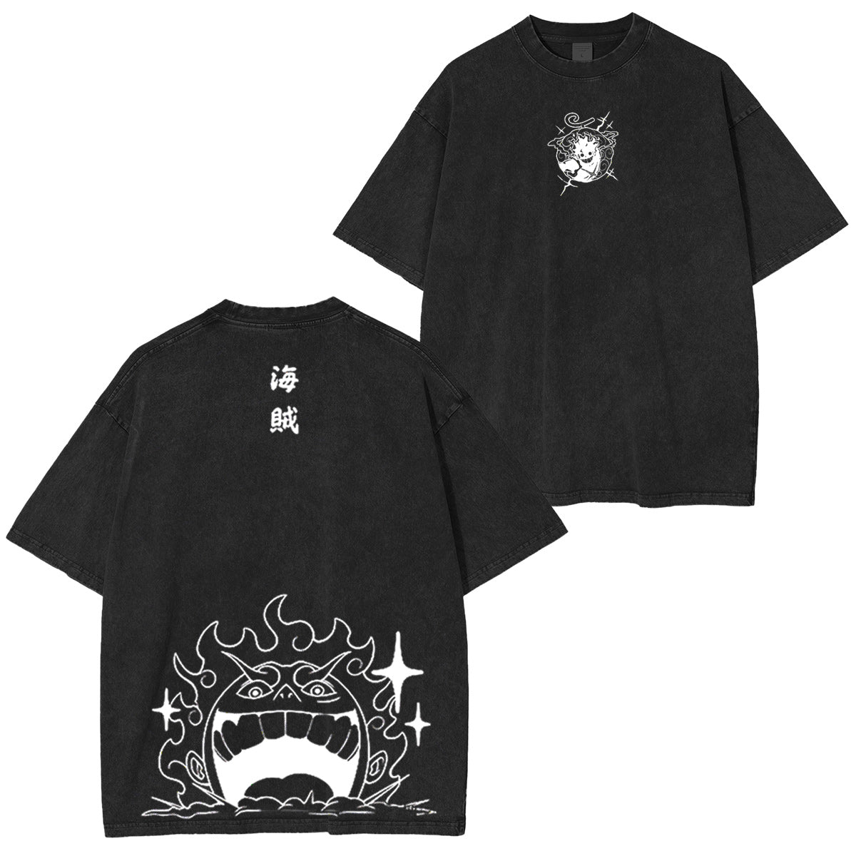 Luffy, One Piece Vintage Unisex Washed T-shirt/Crewneck/Hoodie