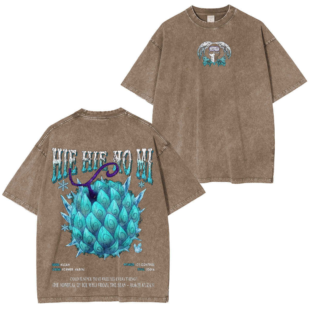 Hie Hie no Mi One Piece Vintage Washed T-shirt/Crewneck/Hoodie